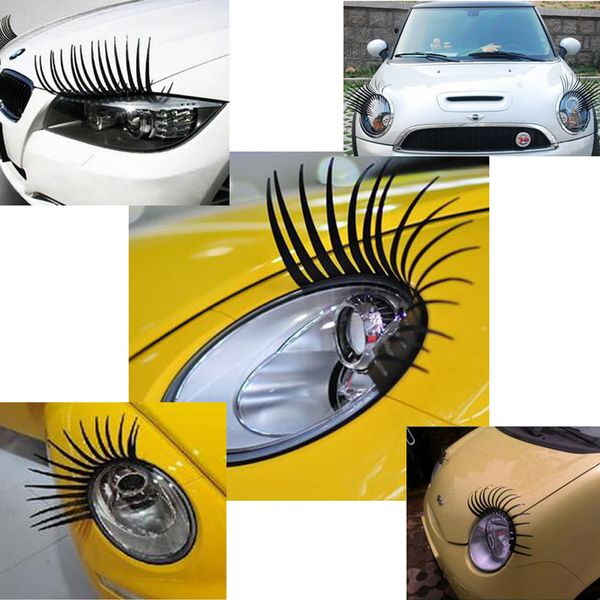 

3d automotive eyelashes car eye lashes auto 3d eyelash 3d cars personalized car stickers decals