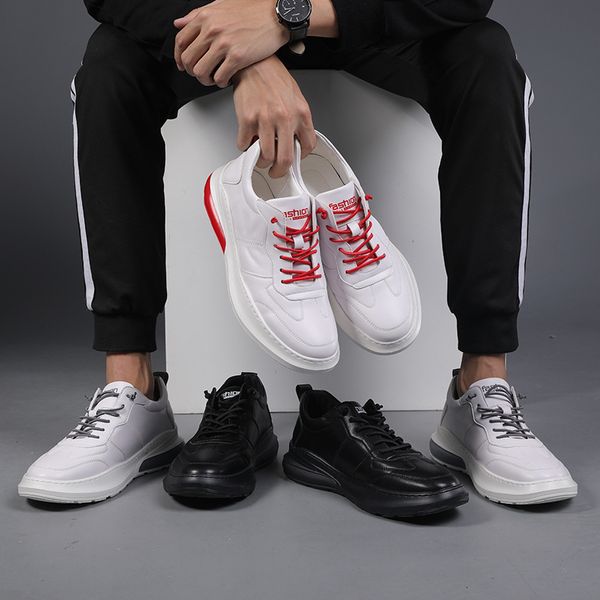 Tendenza Uomo Tempo libero Scarpe tutto-fiammifero Scarpe di personalità Ventilazione Piccole scarpe bianche Taobao maschile