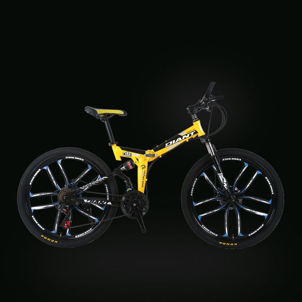 

mountain bike folding bike 26 inch ten knife wheel speed double absorption student bicycle