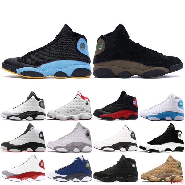 

13 13s olive mens basketball shoes bred black cat he got game chris paul away 2019 xiii mens athletics sneakers size 40-47