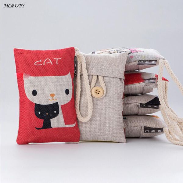 

car air freshener bamboo charcoal bag of activated carbon package deformaldehyde-mounted air purification 100g cartoon
