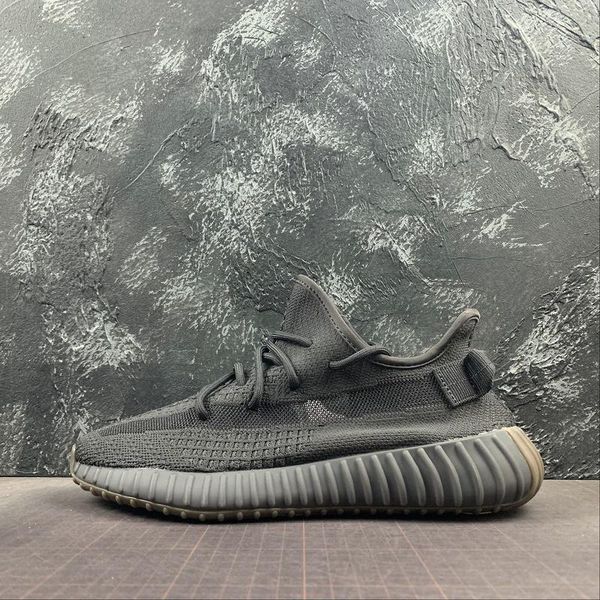 

v2 cinder sneakers kanye sneaker west running shoes trainer youth kids men women trainers real boots fy2903 factory, Black