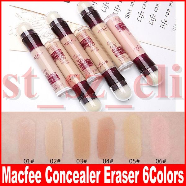 

macfee 6colors age rewind новое мгновенное жидкое корректирующее средство eraser темные круги для светлого макияжа для лица 6 мл