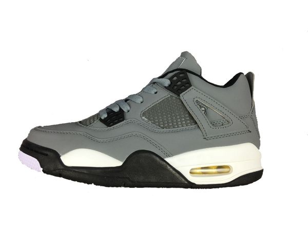 

basketball 4 cool classic grey 4s shoes sneakers new 2019 sports shoes mens us7-us12 trainers with box