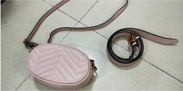 

belt bag waist round fanny pack women brand leather bag red black white 2020 summer drop free