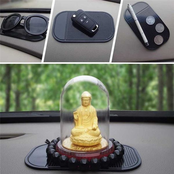 

13.8x7.8cm car dashboard sticky pad silica gel strong suction pad holder anti slip mat for mobile phone car accessories ing