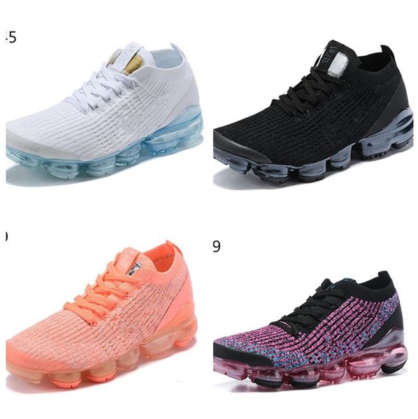 

2019 кроссовки Горячие Продажа Fly Run Мужчины Женщины Черный Низкий Легкий Дышащий Новые Спортивные Кроссовки Мужские Кроссовки размер 36-45