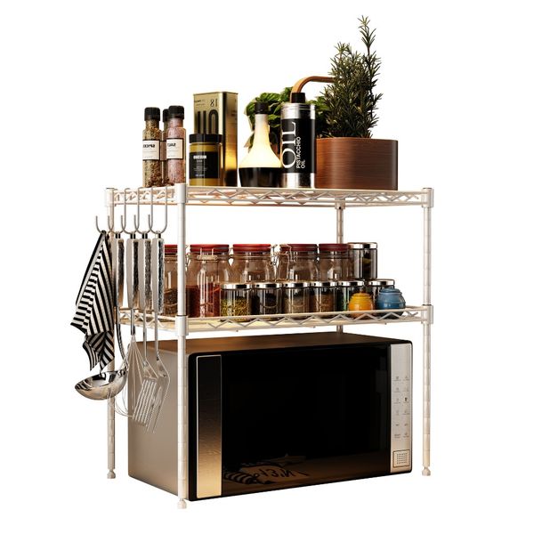 

металл кухня хранения полка 3-tier железный каркас многофункциональный микроволновая печь хранения стойку + крюк ванной комнаты книжная полк