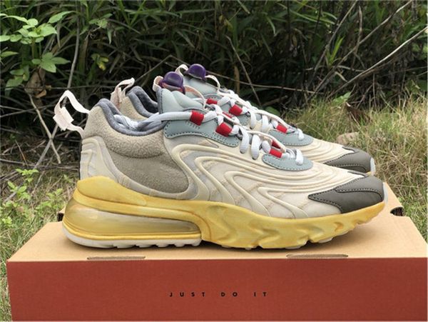 

2020 released travis scotts x 270 react air cactus trails jack max authentic light cream mens womens shoes 270s trainers zapatos