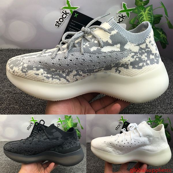 

new kanye 380 alien clay beluga triple white black running shoes men women fashion outdoor designer trainers with stockx 36-46