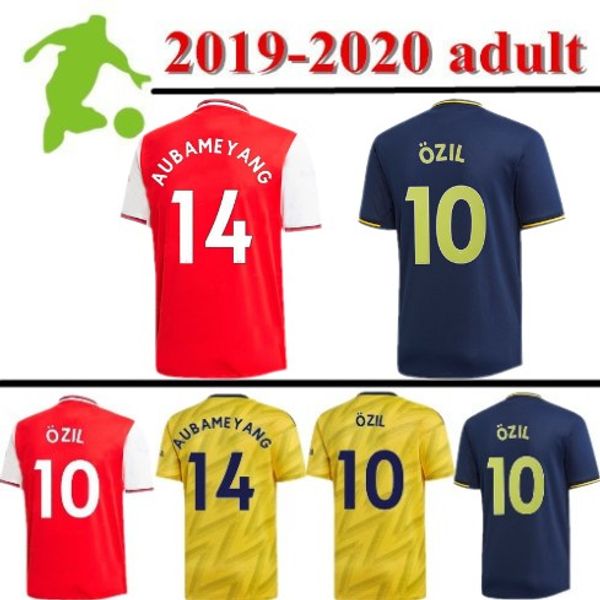 

men kids sets uniform 2019 2020 football kits arsen nicolas ceballos henry soccer jersey 19 20 tierney camisetas de futbol football shirt, Black;yellow