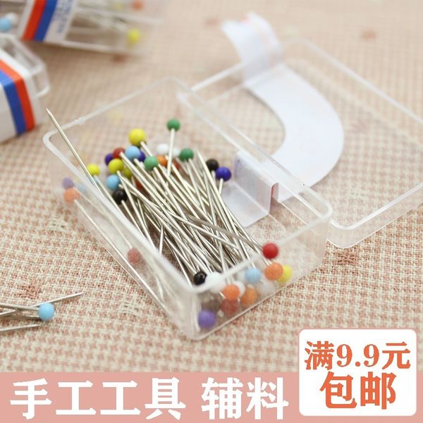

glass steel ball needle pin high temperature resistance location needle spelling bu shu shu pin manual fabric art diy tool, Black