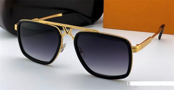 

the latest selling popular fashion designer sunglasses 0948 square plate frame anti-uv400 lens with original box, White;black