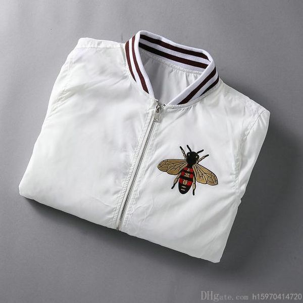 

2019 мода последние мужские дизайнерские куртки весна и осень вышивка высокое каче