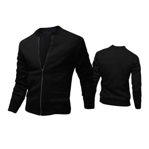 

mens sold color jacket fashion luxury men streetwear jacket coat for autumn winter men slim jackets clothing zipper, Black;brown