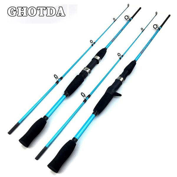

ga 1.5m 1.8m lure rod 2 section spinning casting fishing rod travel fishing pole