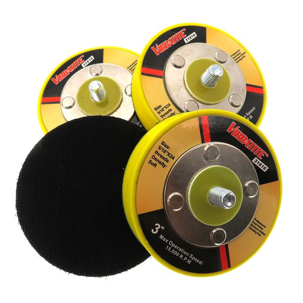 

vibratite grinding disc 3-inch 75mm thick pneumatic floppy self-adhesive polishing sandpaper grinding disc m8 tray