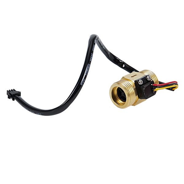 

flow sensor g3/4 inch dn20 copper hall effect liquid water flow sensor switch meter