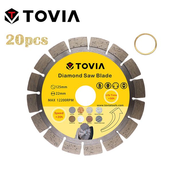 

tovia diamond saw blades cutting stone granite marble concrete saw disc 125mm