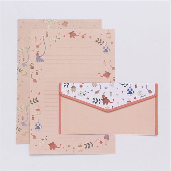 

small letter paper literki set envelopes creative retro cartoon small flower envelope set envelopes for letters school supplies