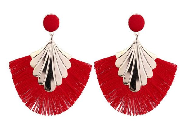 

creative fashion tassel earrings trendy foreign trade jewelry earrings wy922, Silver