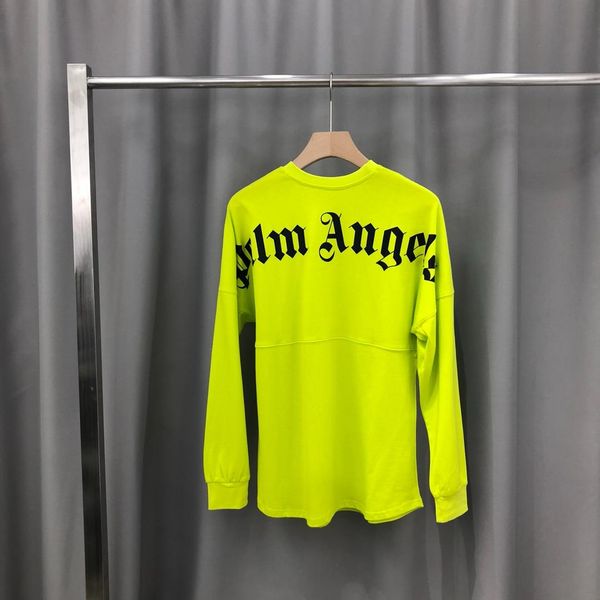 

long-sleeved t-shirt ladies men's oversized t-shirt cotton loose sweatshirt letter printing bottoming shirt wild shirt 2019 new u1, Black