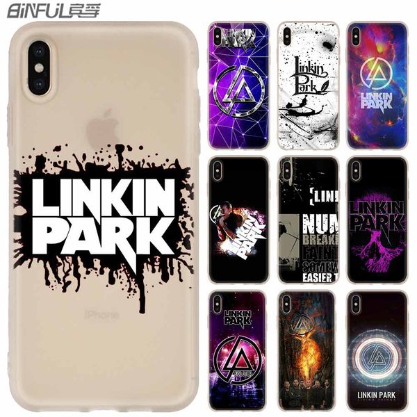 

rock shox linkin park rock band phone cases luxury silicone soft cover for iphone xi r 2019 x xs max xr 6 6s 7 8 plus 5 4s se coque