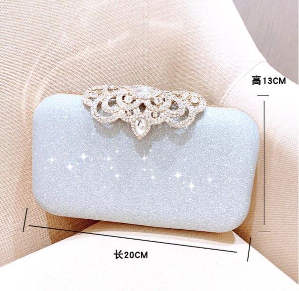 

hbp handmade beaded dinner bag exquisite fashion and compact, european and american banquet magnetic buckle 8018