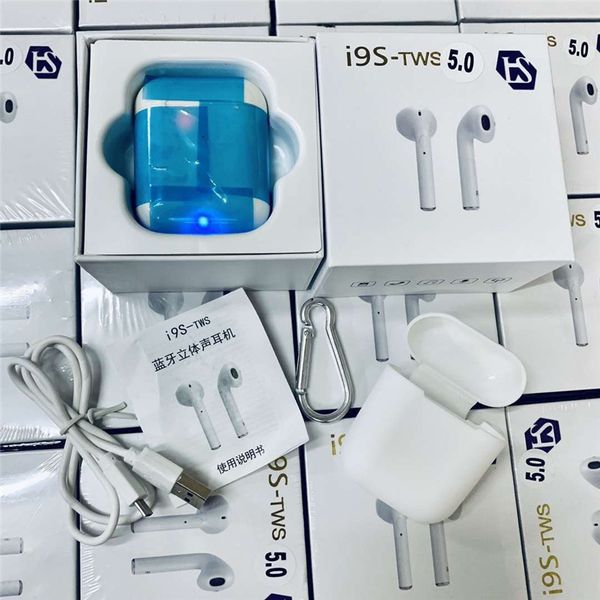 

Original factory i9 tw wirele bluetooth headphone ture tereo v5 0 earphone earbud magnetic charger ca e ilicone protector ca e