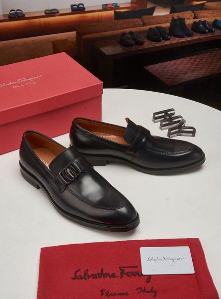 

italian fashion men black brown dress shoes genuine leather slip on man formal suit footwear with buckle
