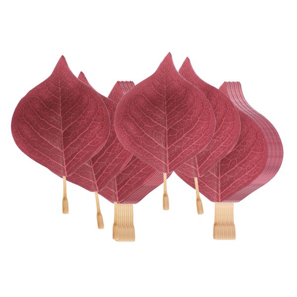 

50pcs fake leaves diy valentine bouquet headdress making decor