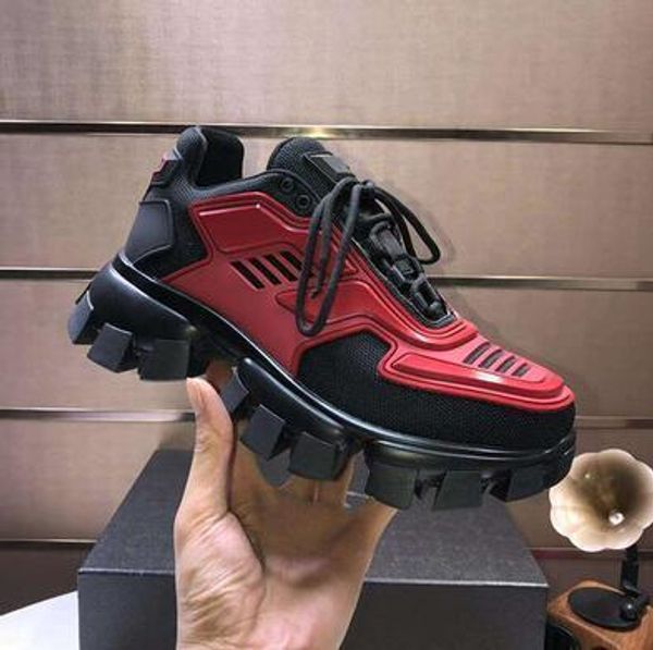 

lates p cloudbust thunder lace up sneakers men low casual shoes 19fw capsule series color matching men's platform luxury sneakers ff13, Black