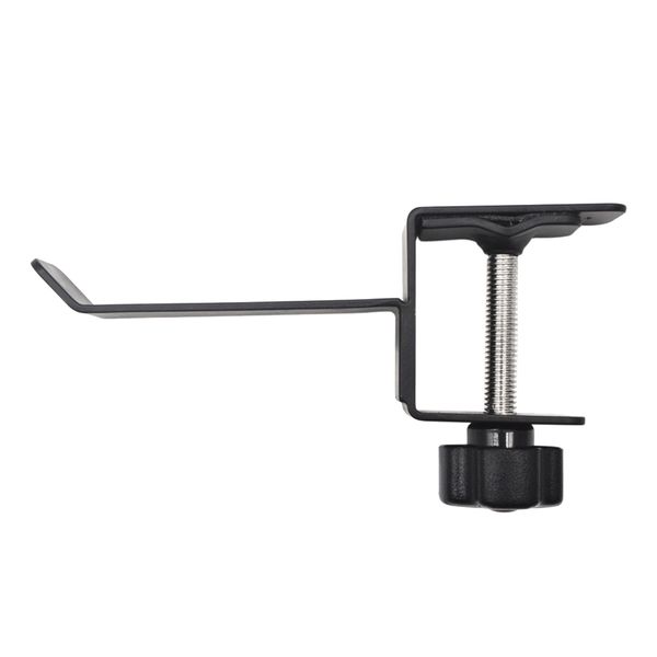 

360 degree pc headset holder hanger standing desk table clamp clip black new