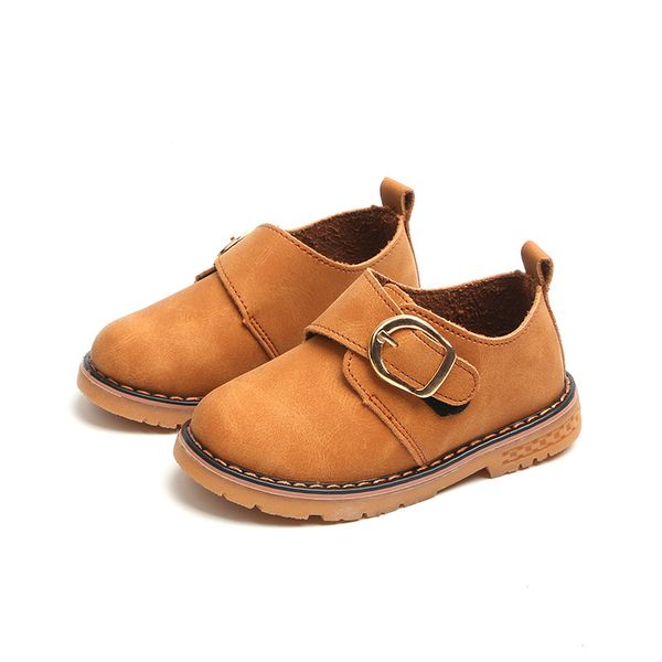 

new 2018 children toddler kids baby boys british style leather shoes for boys school single shoes 1 2 3 4 5 6 7 8 years 25, Black;grey