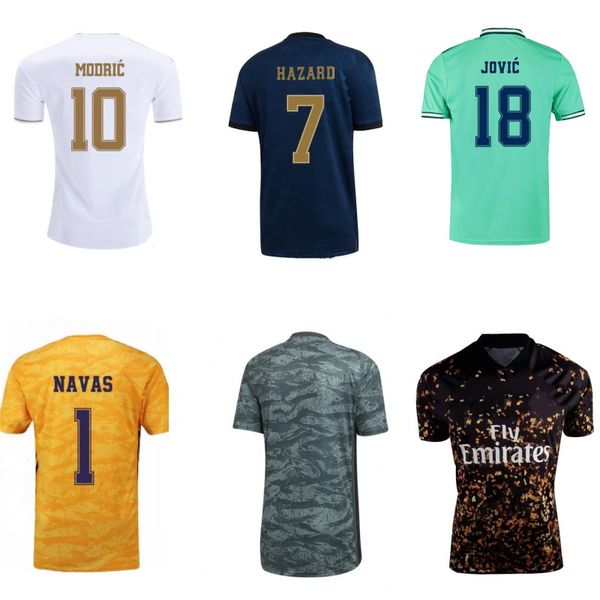 

19 20 camiseta Реал Мадрид трикотажные изделия дети мужчины футбольные рубашки hazard MODRIC