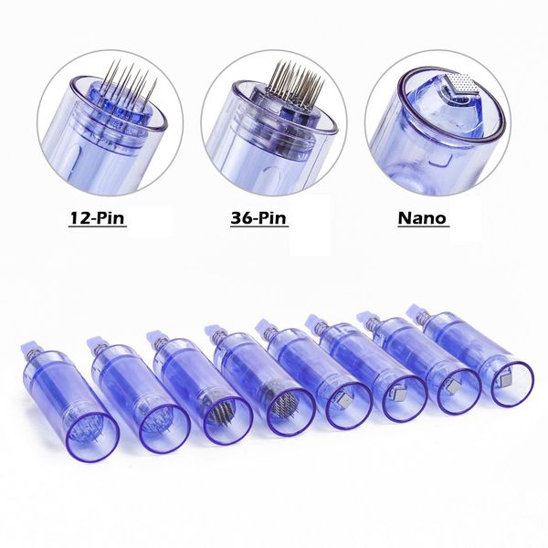 

yyr derma pen needles bayonet coupling microneedle for 7 9 12 36 42 nano dr.pen a1 needle cartridge