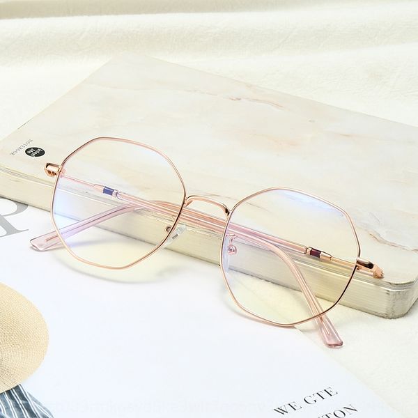 

2020 metal frame versatile fashion color-changing anti-blue glasses ins street glasses, Silver