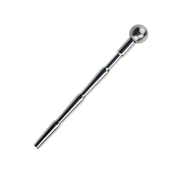 

new arrivals 135mm long stainless steel male urethral dilator stretcher penis plug catheter metal urethral sounding tube stimulator toys