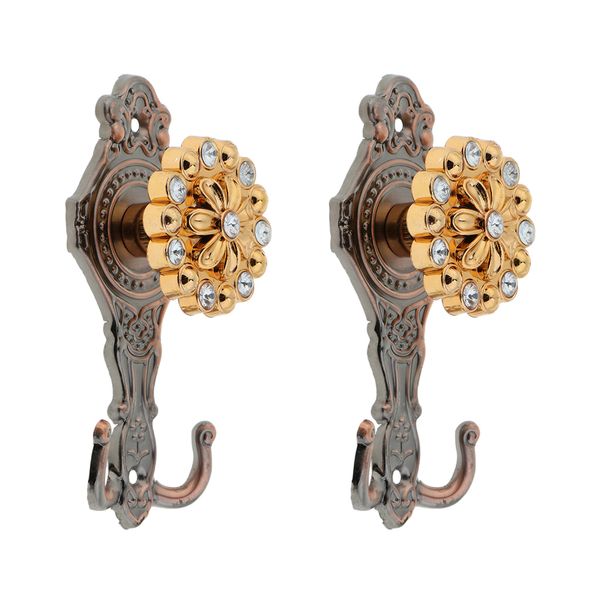 

1 pair sunflower curtain holdbacks wall mounted curtain holdback