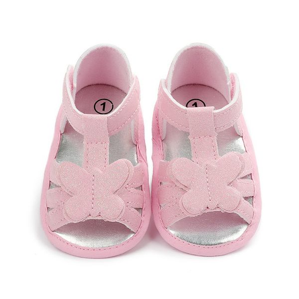 

girls boys breathable anti-slip soft soled first walkers baby boys girls bownot summer baby shoes 0-18m a