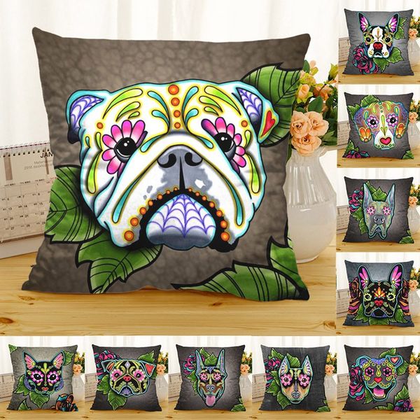 

animal cushion cover dog for children decorative cushion covers for sofa throw pillow car chair home decor pillow case almofadas