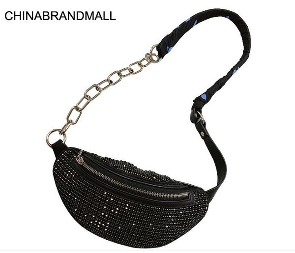 

новый стиль женщины алмаза кожа коровы моды пояс мешок