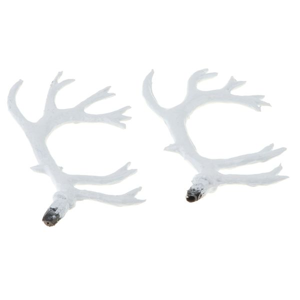 

1 pair simulation deer horns antlers headband cosplay costume accessory diy hair band for halloween christmas