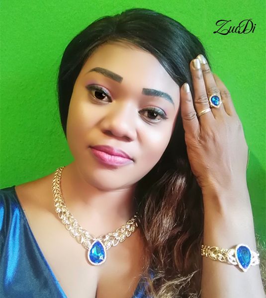 

zuodi 2019 exquisite dubai gold women costume jewelry set wholesale nigerian wedding african bridal jewelry set brand, Silver
