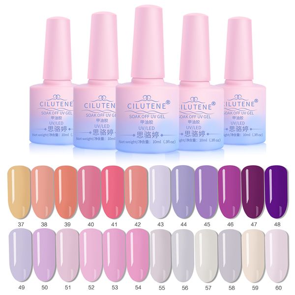 

108 colors 10ml gel uv manicure varnish soak off enamel gel polish long lasting nail polish lacquer 81-108 colors nail art, Red;pink