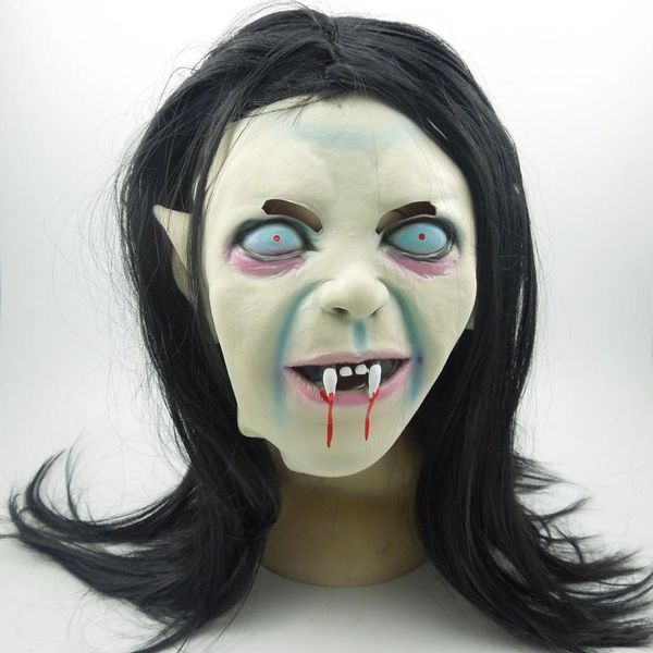 

halloween latex mask cosplay horror curse scorpion mask ghost wigs black sorcerer zombie ghost masks for men and women apply wholesale