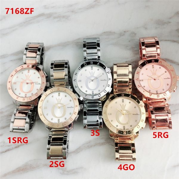 

2019 explosion models men and women 40mm fashion luxury watch casual men's watch stainless steel rose gold ladies watch quartz watches, Slivery;brown