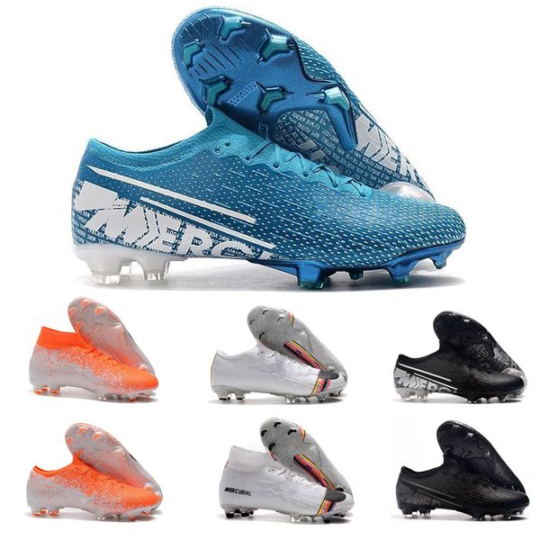 

новое прибытие 2019 mens mercurial испарения fury xiii elite fg футбол обувь flexible 360 ​​superfly vi крытый футбол бутсы сапоги 36-45