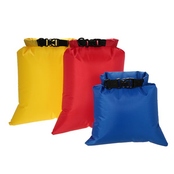 

pack of 3 waterproof bag 3l+5l+8l outdoor ultralight dry bag sacks camping hiking travel rafting floating swimming bags