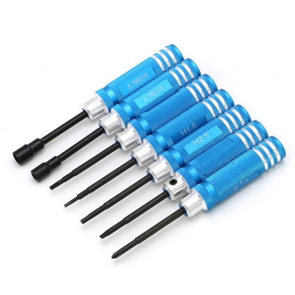 

hex 7pcs screw driver tool kit for rc helicopter car bk for rc toys drone